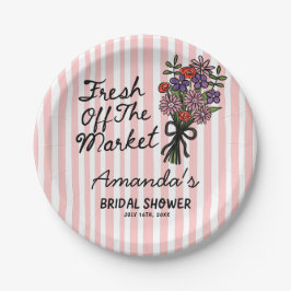 ブライダルシャワーの紙皿 ペーパープレート