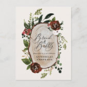 ブライダルシャワーの素朴ブランチと泡立つブルゴーニュ 案内ポストカード (正面)