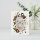 ブライダルシャワーの素朴ブランチと泡立つブルゴーニュ 案内ポストカード (スタンド正面)