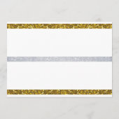 ブライダルシャワーの紫色の金ゴールドの旅程のバチェロレッテ プログラム (裏面)