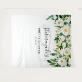 ブライダルシャワーの背景、フォトプロップ、フォトブース タペストリー (正面(横))