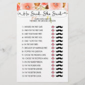 ブライダルシャワーの花嫁を知っている最高の遊び (裏面)