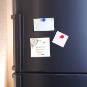 ブライダルシャワーの花束 ユーカリ 緑の葉 蜂 マグネット