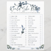 ブライダルシャワーの試合は彼女はむしろセージ・シルバー (正面)