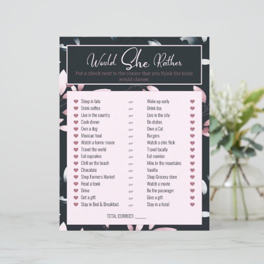 ブライダルシャワーの試合は彼女はむしろピンクの海軍だろう (スタンド正面)