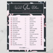 ブライダルシャワーの試合は彼女はむしろピンクの海軍だろう (正面)