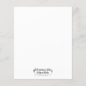 ブライダルシャワーはドレスゲームを推測 (裏面)