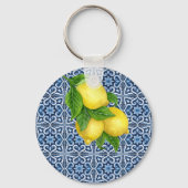 ブライダルシャワーはブルータイルを好むレモンアマルフィ キーホルダー (裏面)