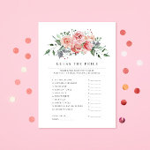 ブライダルシャワーは価格のゲームカードを推測 エンクロージャーカード