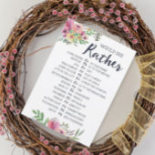 ブライダルシャワーは彼女の方がゲームのカード 招待状