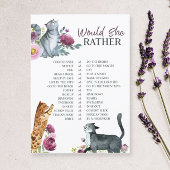 ブライダルシャワーは彼女の方がゲームのカード 招待状