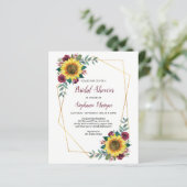 ブライダルシャワーひまわり幾何学予算 (スタンド正面)