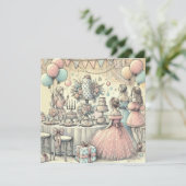 ブライダルシャワーへの招待 (スタンド正面)