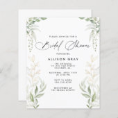 ブライダルシャワーへの招待 (正面/裏面)