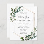 ブライダルシャワーへの招待 (正面/裏面)