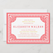 ブライダルシャワーへの招待 | フィエスタオレ 招待状 (正面)