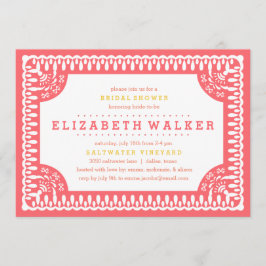 ブライダルシャワーへの招待 | フィエスタオレ 招待状