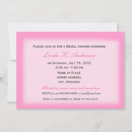 ブライダルシャワーへの招待、写真の追加 招待状