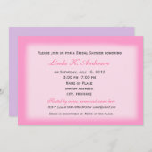 ブライダルシャワーへの招待、写真の追加 招待状 (正面/裏面)