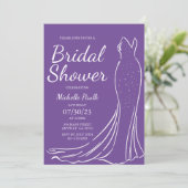 ブライダルシャワーへの招待 招待状 (スタンド正面)