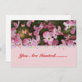 ブライダルシャワーへの招待 招待状 (正面/裏面)