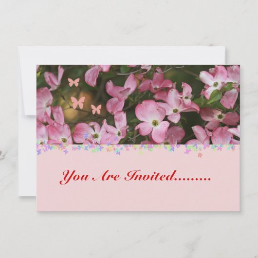 ブライダルシャワーへの招待 招待状 (正面)