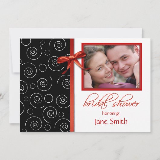 ブライダルシャワーへの招待 招待状 (正面)