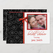 ブライダルシャワーへの招待 招待状 (正面/裏面)