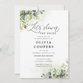 ブライダルシャワーへの招待 招待状 (正面)