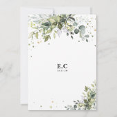 ブライダルシャワーへの招待 招待状 (裏面)