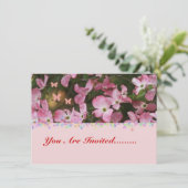 ブライダルシャワーへの招待 招待状 (スタンド正面)