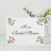 ブライダルシャワーへの招待 招待状 (スタンド正面)