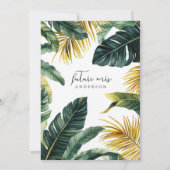 ブライダルシャワーへの招待 招待状 (裏面)