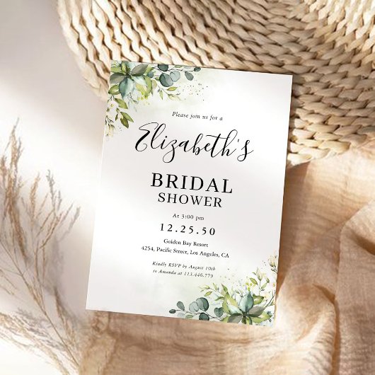 ブライダルシャワーへの招待 招待状