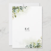 ブライダルシャワーへの招待 招待状 (裏面)