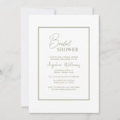 ブライダルシャワーへの招待 招待状 (正面)
