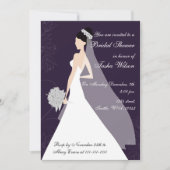 ブライダルシャワーへの招待 招待状 (正面)