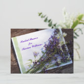 ブライダルシャワーへの招待 招待状 (スタンド正面)