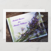 ブライダルシャワーへの招待 招待状 (正面/裏面)