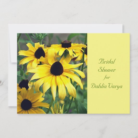 ブライダルシャワーへの招待 招待状 (正面)