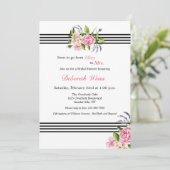 ブライダルシャワーへの招待 招待状 (スタンド正面)