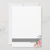 ブライダルシャワーへの招待 招待状 (裏面)
