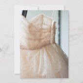 ブライダルシャワーまたはサンキューカードのための婚礼衣裳 サンキューカード (正面)