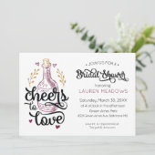 ブライダルシャワーを愛する応援への招待 招待状 (スタンド正面)