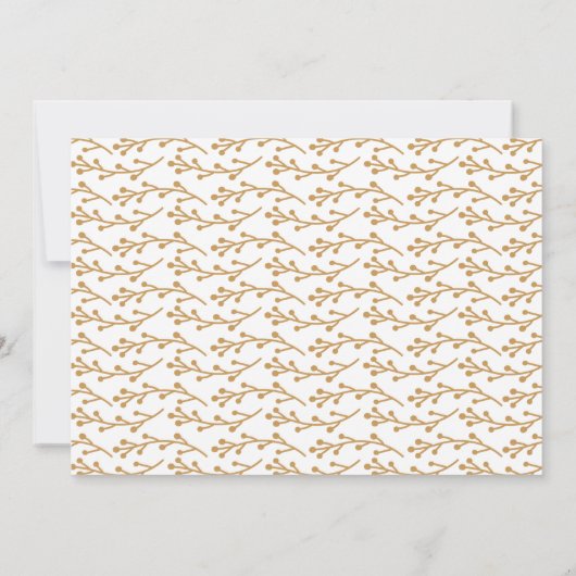 ブライダルシャワーを愛する応援への招待 招待状 (裏面)