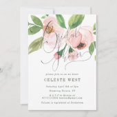 ブライダルシャワーを祝って下さい 招待状 (正面)