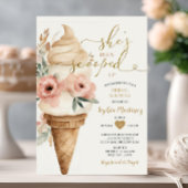 ブライダルシャワーアイスクリーム彼女はスクープされている 招待状
