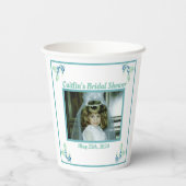 ブライダルシャワーアクアフォト 紙コップ (裏面)