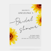 ブライダルシャワーアクリルサイン歓迎 アクリルサイン (正面)