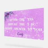 ブライダルシャワーアクリル標識 アクリルサイン (傾斜)